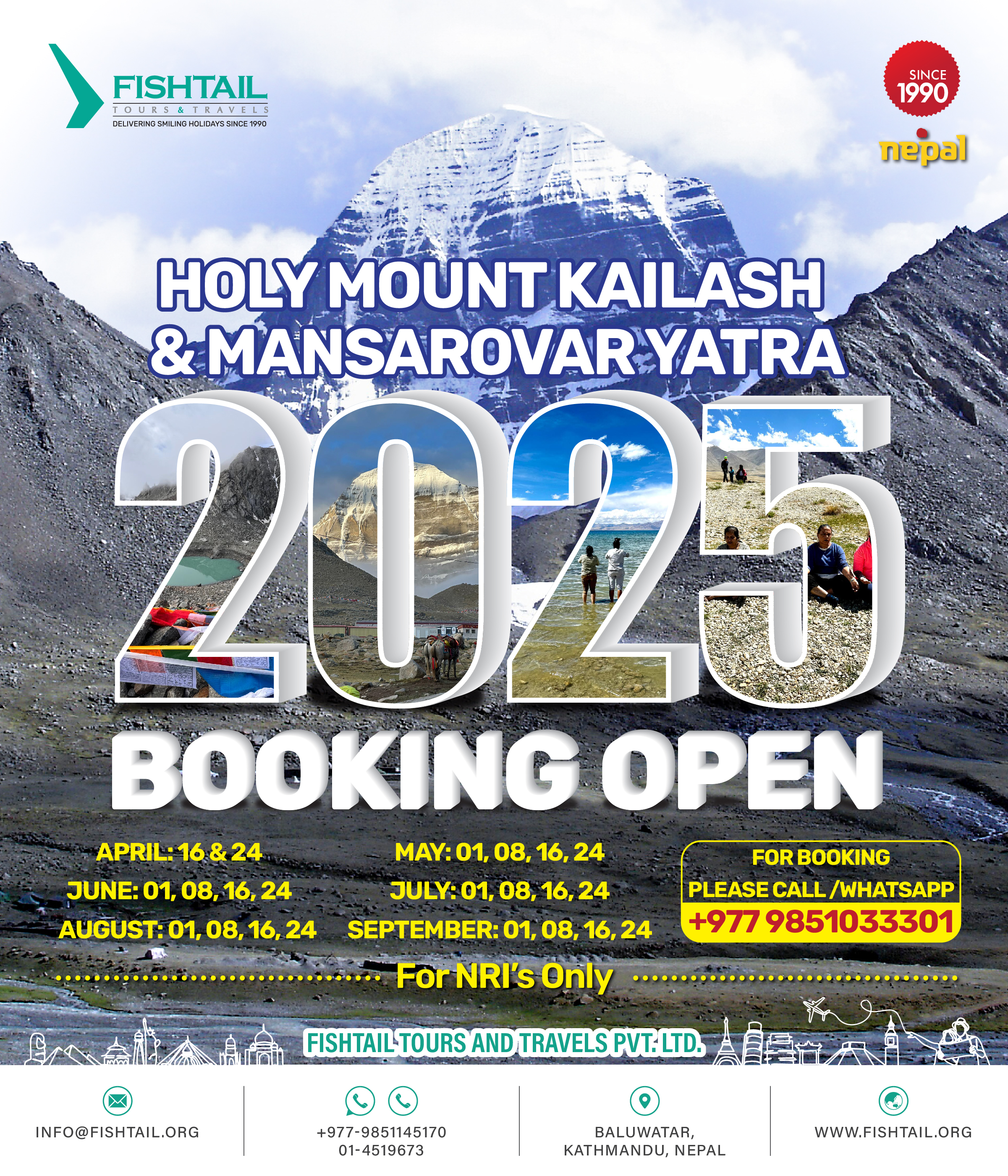 Mount Kailash Yatra Fixed Departure 2025 Bookings Now Open